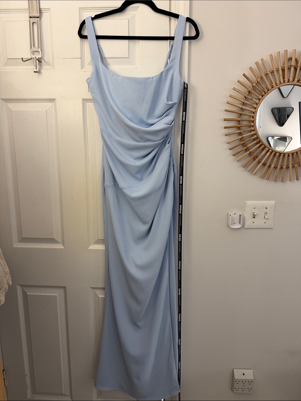Babyboo Laleh Maxi Dress Size M Glacier Blue Gown